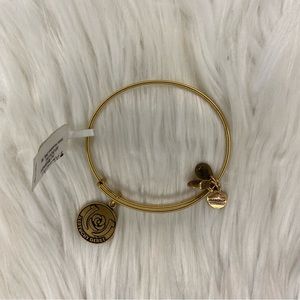 Alex and Ani Kentucky Derby Rafaelian Gold Charm Bangle Bracelet